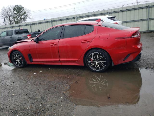 KIA STINGER GT 2023 red  gas KNAE35LD1P6130253 photo #3