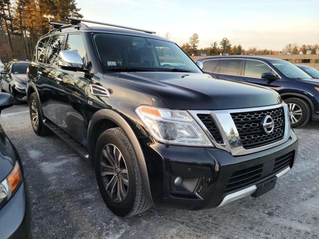 NISSAN ARMADA SV 2017 black  gas JN8AY2NC5H9510514 photo #1