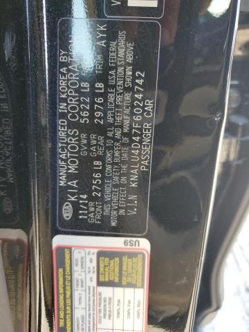 2015 KIA K900 KNALU4D47F6024742