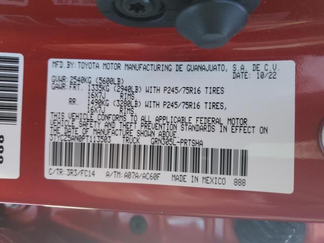 2023 TOYOTA TACOMA DOU - 3TYCZ5AN0PT113503