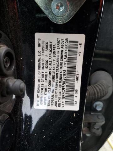 2019 HONDA CIVIC SPOR - 19XFC2F82KE201838