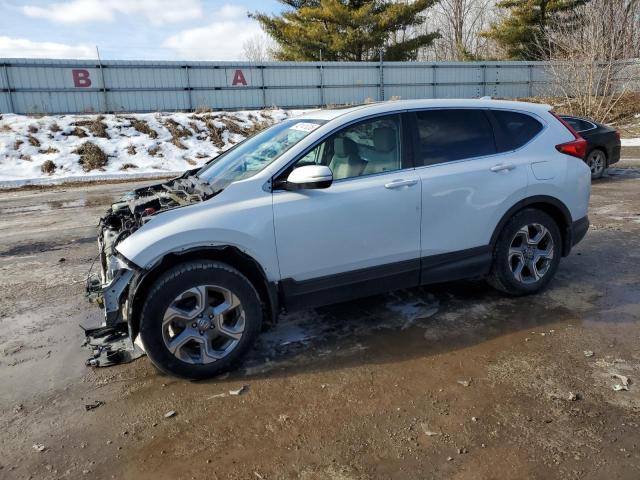 HONDA CR-V EXL 2019 white  gas 5J6RW2H82KA021533 photo #1