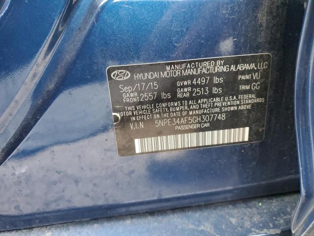 2016 HYUNDAI SONATA SPO - 5NPE34AF5GH307748