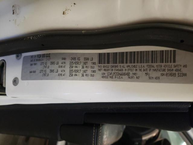 2017 JEEP CHEROKEE L - 1C4PJMCS3HW606482