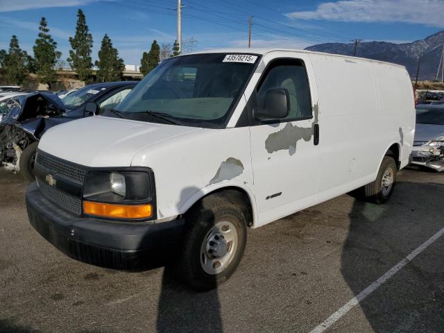 CHEVROLET EXPRESS G2 2006 white  gas 1GCGG25V561202989 photo #1