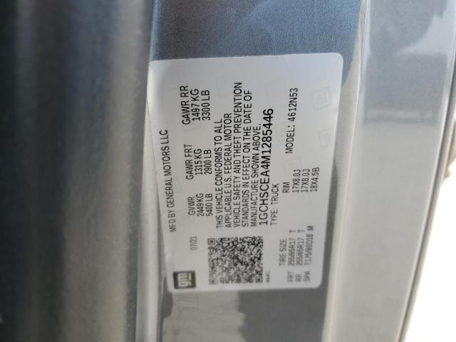 2021 CHEVROLET COLORADO L - 1GCHSCEA4M1285446