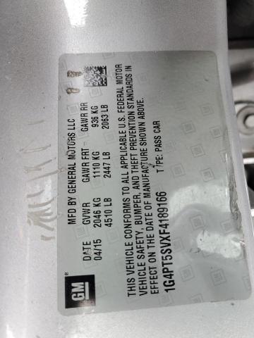 2015 BUICK VERANO PRE 1G4PT5SVXF4189166