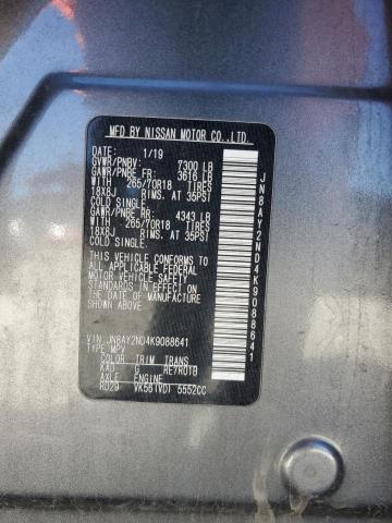 2019 NISSAN ARMADA SV - JN8AY2ND4K9088641