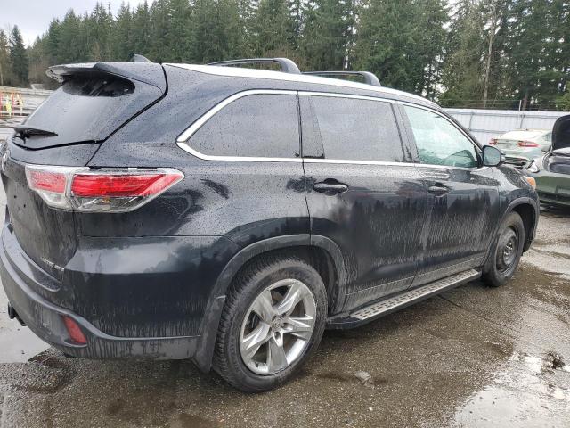 TOYOTA HIGHLANDER 2015 black  gas 5TDDKRFH5FS151323 photo #4