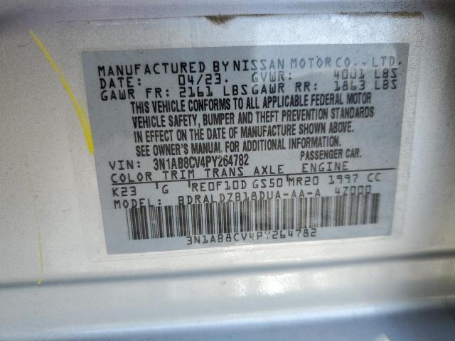 2023 NISSAN SENTRA SV - 3N1AB8CV4PY264782