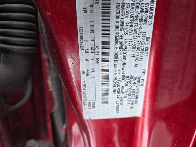 2015 FORD FOCUS SE - 1FADP3K24FL376887