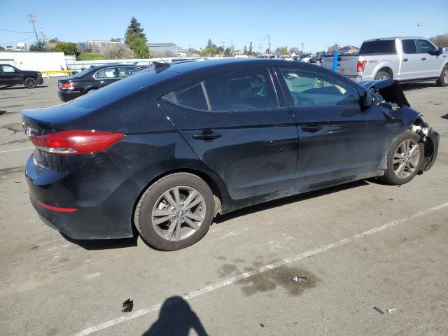 HYUNDAI ELANTRA SE 2018 black  gas 5NPD84LF2JH223551 photo #4