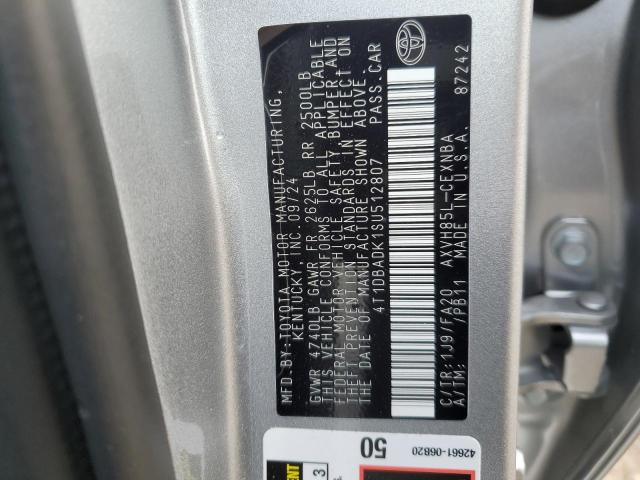 2025 TOYOTA CAMRY XSE 4T1DBADK1SU512807