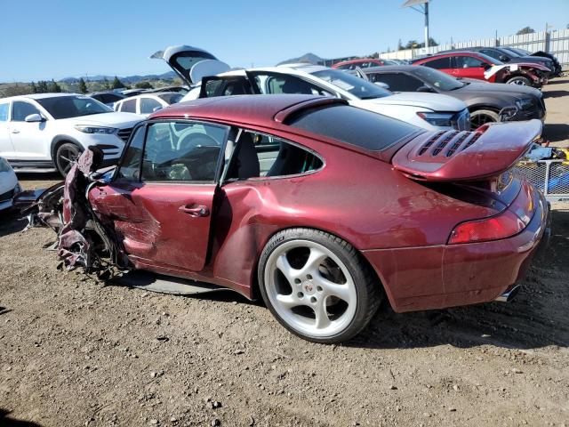 PORSCHE 911 CARRER 1996 burgundy  gas WP0AA2998TS322344 photo #3
