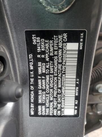 2021 HONDA CIVIC SPOR - SHHFK7G46MU223204