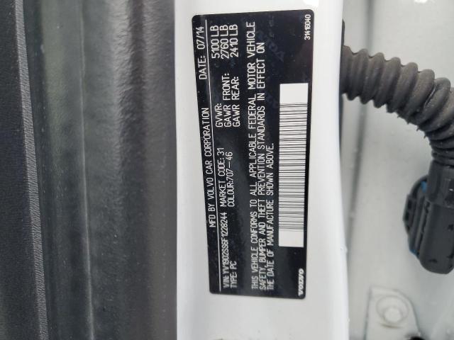 2015 VOLVO V60 R DESI YV1902SS6F1228244