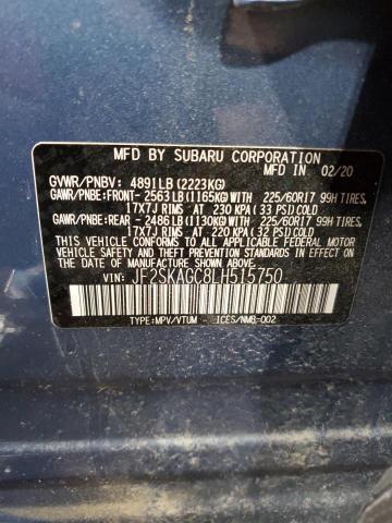 2020 SUBARU FORESTER P - JF2SKAGC8LH515750
