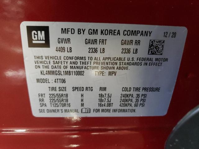 2021 BUICK ENCORE GX - KL4MMGSL1MB110002