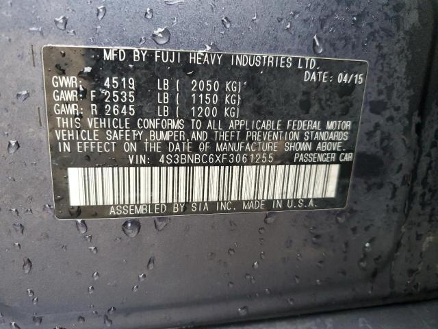 2015 SUBARU LEGACY 2.5 - 4S3BNBC6XF3061255