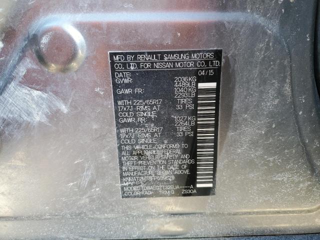2015 NISSAN ROGUE S - KNMAT2MT8FP559629