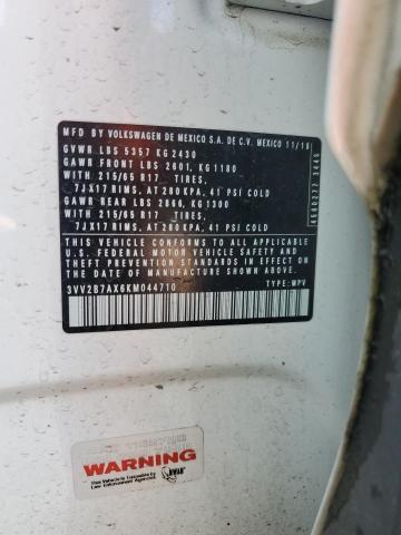 2019 VOLKSWAGEN TIGUAN SE - 3VV2B7AX6KM044710