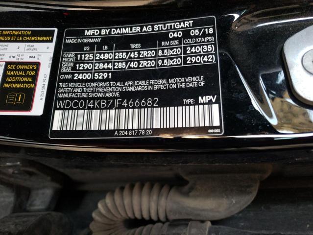 2018 MERCEDES-BENZ GLC COUPE - WDC0J4KB7JF466682