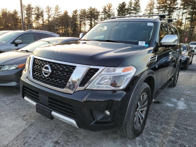 NISSAN ARMADA SV 2017 black  gas JN8AY2NC5H9510514 photo #3