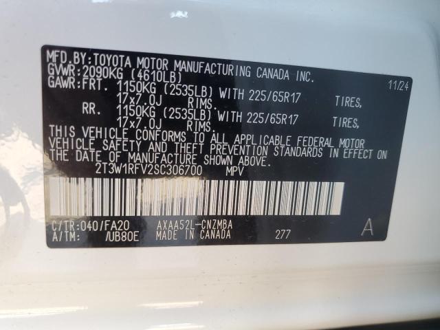 2025 TOYOTA RAV4 XLE - 2T3W1RFV2SC306700