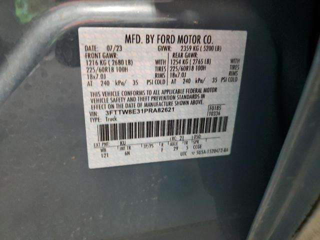 2023 FORD MAVERICK X 3FTTW8E31PRA82621