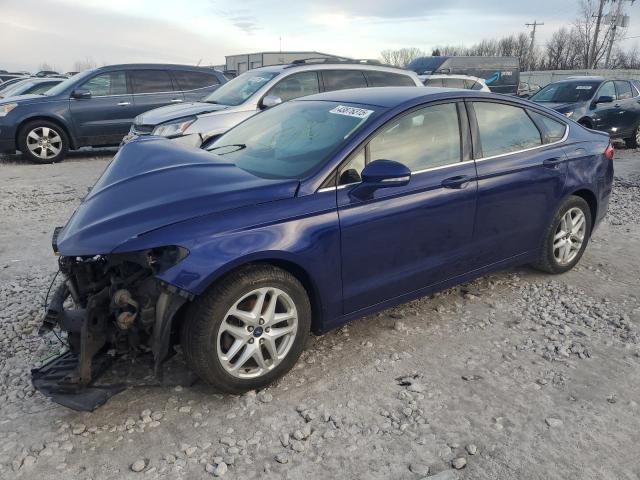 FORD FUSION SE 2014 blue sedan 4d gas 1FA6P0HD2E5370413 photo #1