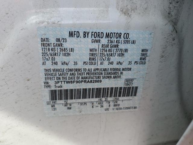 2023 FORD MAVERICK X - 3FTTW8F90PRA82869