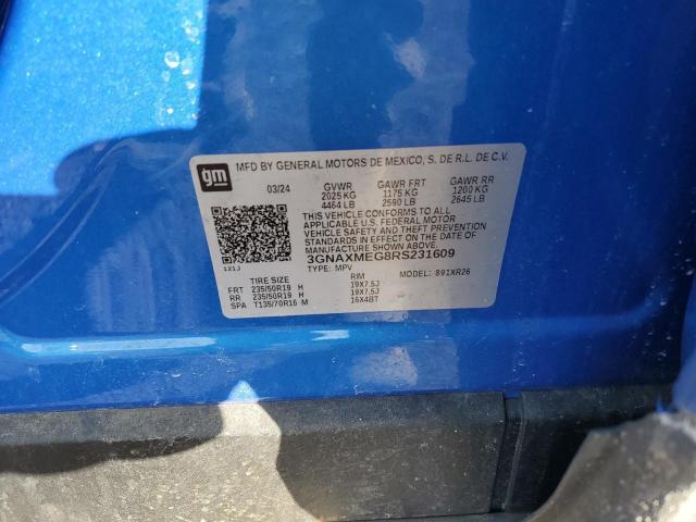 2024 CHEVROLET EQUINOX RS - 3GNAXMEG8RS231609