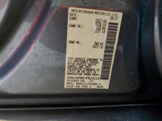 2017 NISSAN 240 SX 1N4AL3AP0HC492618