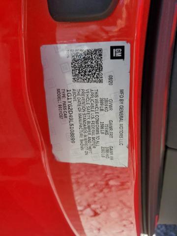 2020 CHEVROLET CORVETTE S - 1G1Y62D49L5108899