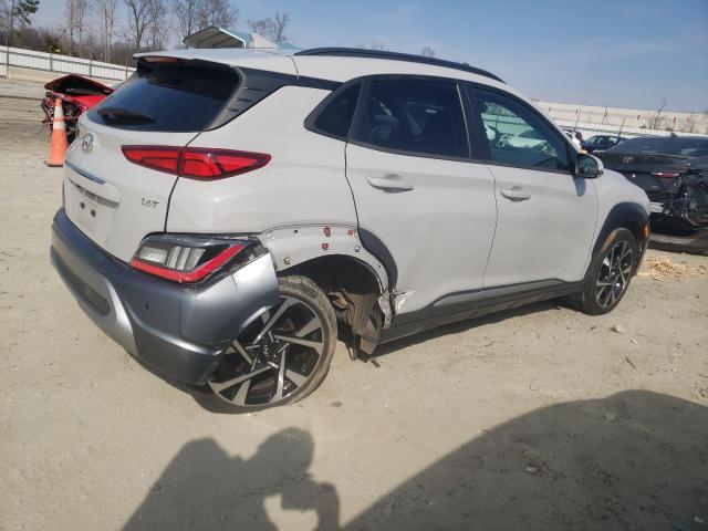 Vin: km8k53a39nu899943, lot: 43697075, hyundai kona limited 20223