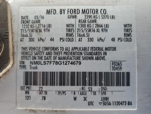 2016 FORD TRANSIT CO - NM0LS7F78G1274679