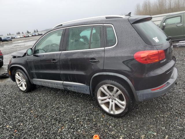 VOLKSWAGEN TIGUAN S 2013 black  gas WVGBV7AX9DW525667 photo #3