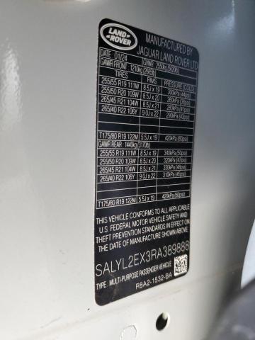 2024 LAND ROVER RANGE ROVE - SALYL2EX3RA389888