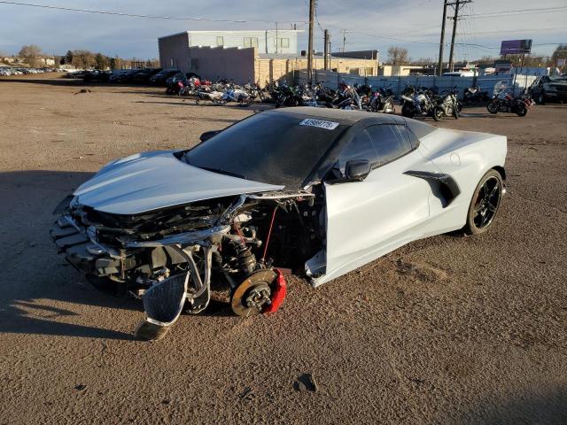 CHEVROLET CORVETTE S 2020 white  gas 1G1Y73D43L5117925 photo #1