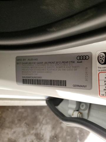 2018 AUDI A6 PREMIUM - WAUG8AFC6JN033651