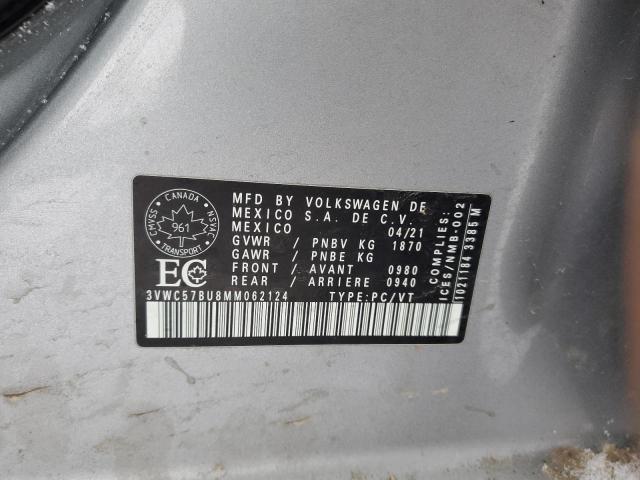 2021 VOLKSWAGEN JETTA S - 3VWC57BU8MM062124
