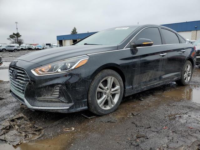 HYUNDAI SONATA SPO 2018 black  gas 5NPE34AF3JH627478 photo #1