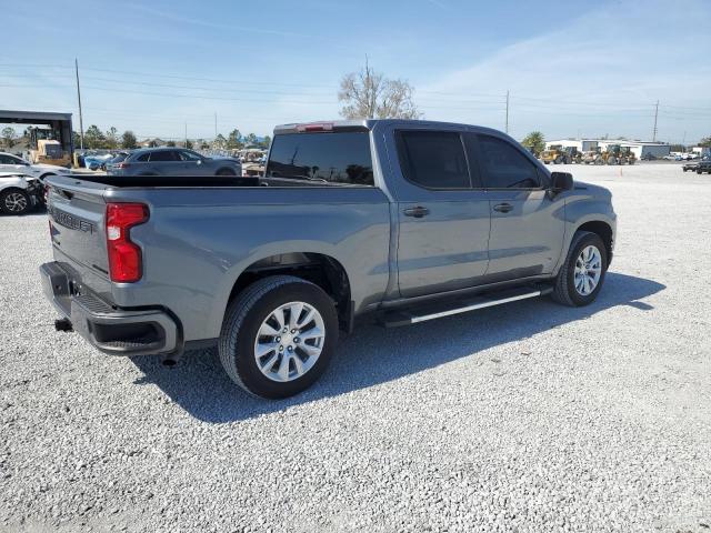 CHEVROLET SILVERADO 2022 gray  Gasoline 3GCPWBEKXNG145522 photo #4