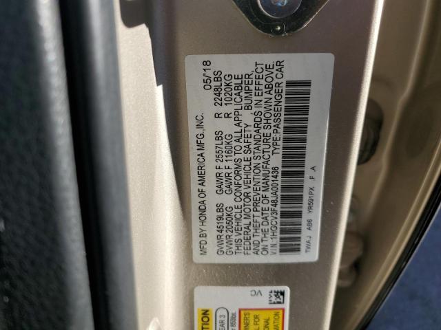2018 HONDA ACCORD HYB - 1HGCV3F48JA001436