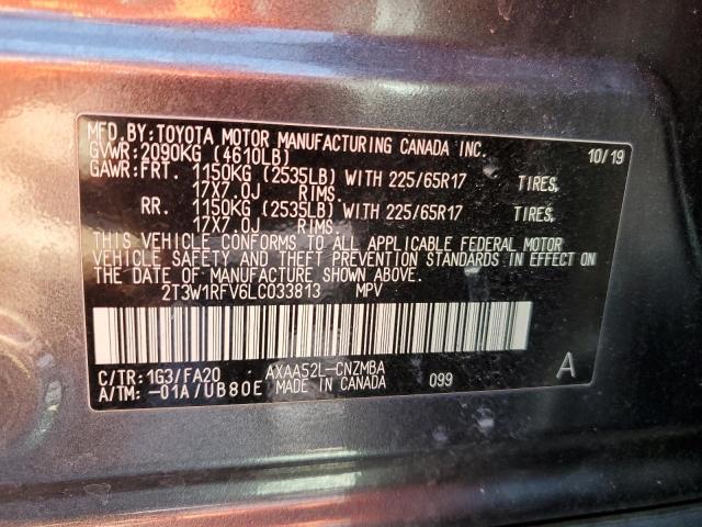 2020 TOYOTA RAV4 XLE - 2T3W1RFV6LC033813