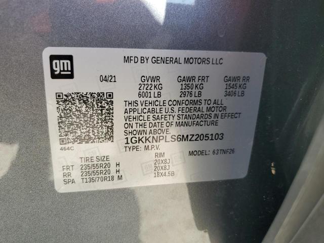 2021 GMC ACADIA DEN 1GKKNPLS6MZ205103