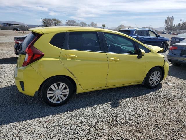 HONDA FIT LX 2015 yellow  gas 3HGGK5G50FM722826 photo #4