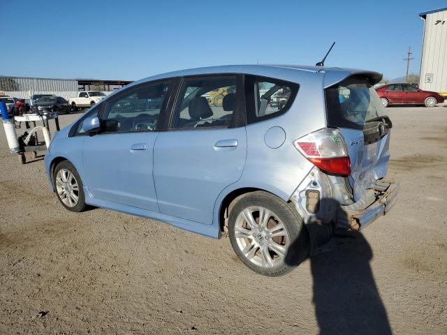 HONDA FIT SPORT 2009 blue  gas JHMGE88609S062148 photo #3