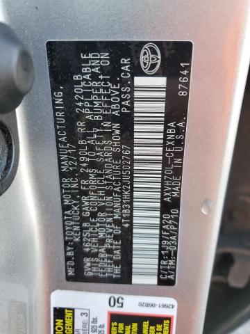 2018 TOYOTA CAMRY LE - 4T1B31HK2JU502767