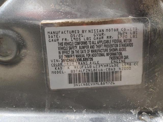 2021 NISSAN VERSA SV - 3N1CN8EVXML889726